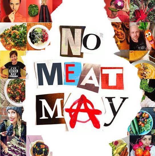 No Meat May collage