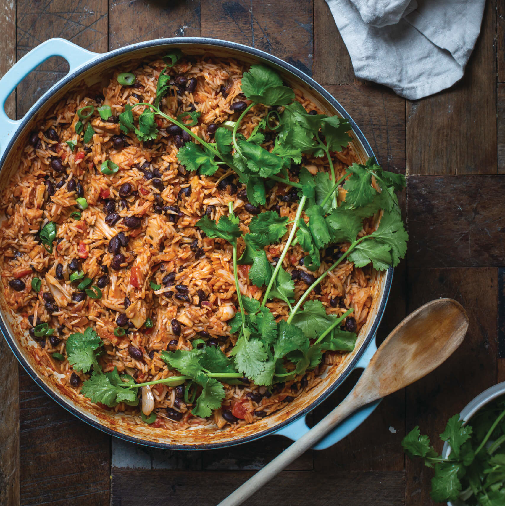 Amanda Logan's vegan one-pan Mexican Jackfruit and Rice