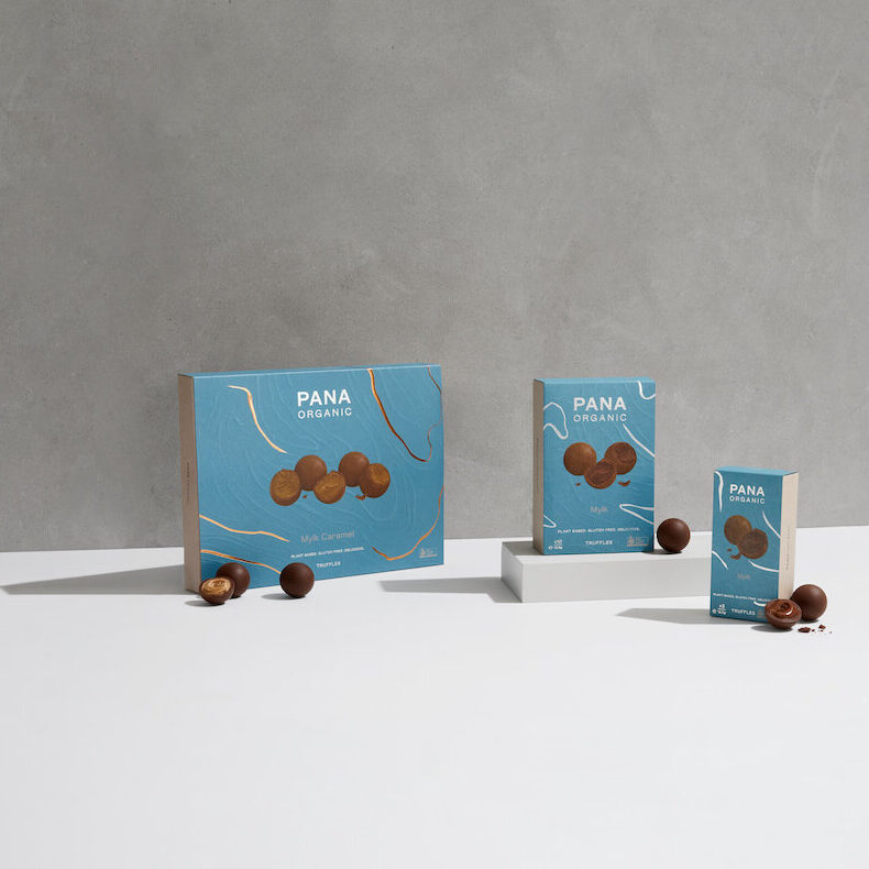 Pana Organic truffles - Mylk and Mylk Caramel